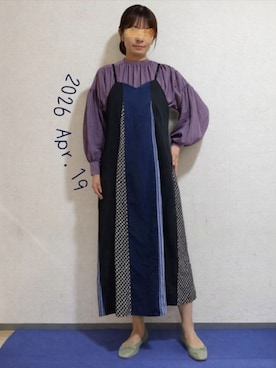 「n'OrLABEL（ノアールレーベル）のアイテム」を使った、🍠ゆみっつ🍠さん（レディース・173cm）の春コーディネート