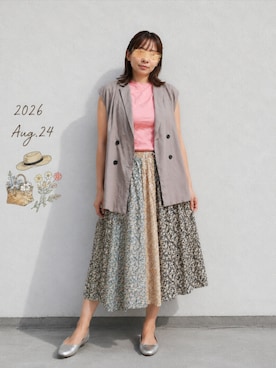 🍠ゆみっつ🍠さん(レディース・173cm)の夏コーディネート
