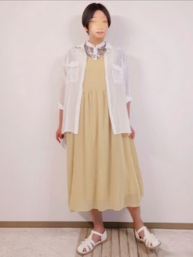 🍠ゆみっつ🍠さん（レディース・173cm）の夏コーディネート