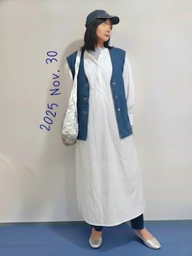 「アイテム（ワンピース/ドレス）」を使った、🍠ゆみっつ🍠さん（レディース・173cm）の秋コーディネート