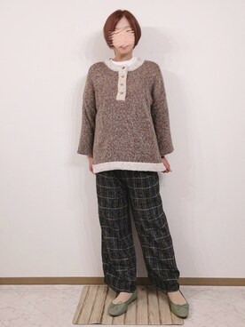 「Java（ジャバ）のアイテム」を使った、🍠ゆみっつ🍠さん（レディース・173cm）の冬コーディネート