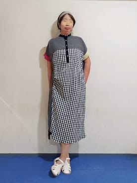 「アイテム（ワンピース/ドレス、その他）」を使った、🍠ゆみっつ🍠さん（レディース・173cm）の夏コーディネート