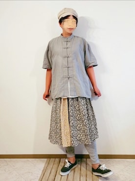 🍠ゆみっつ🍠さん（レディース・173cm）の夏コーディネート