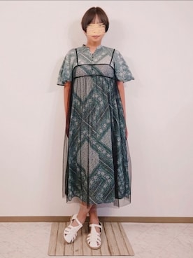 🍠ゆみっつ🍠さん（レディース・173cm）の夏コーディネート