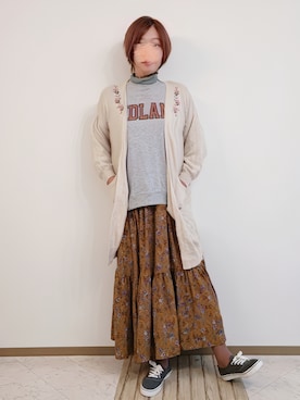 🍠ゆみっつ🍠さん（レディース・173cm）の冬コーディネート