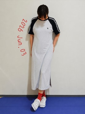 「Chillfar（チルファー）のアイテム」を使った、🍠ゆみっつ🍠さん（レディース・173cm）の夏コーディネート