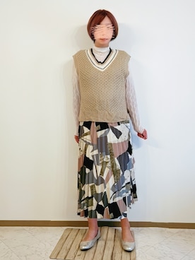 🍠ゆみっつ🍠さん（レディース・173cm）の春コーディネート