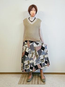 🍠ゆみっつ🍠さん（レディース・173cm）の秋コーディネート