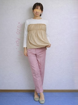 「Chillfar（チルファー）のアイテム」を使った、🍠ゆみっつ🍠さん（レディース・173cm）の春コーディネート