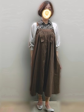 🍠ゆみっつ🍠さん（レディース・172cm）の秋コーディネート