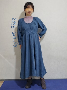 「kutir（クティール）のアイテム」を使った、🍠ゆみっつ🍠さん（レディース・173cm）の冬コーディネート