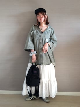 「RAGEBLUE（レイジブルー）のアイテム」を使った、tarochanさん（レディース・155cm）の夏コーディネート