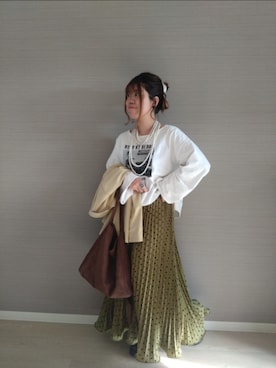 「CIAOPANIC TYPY（チャオパニックティピー）のアイテム（ジャケット/アウター）」を使った、tarochanさん（レディース・155cm）の春コーディネート