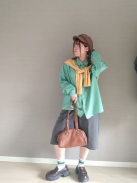 「Ray BEAMS（レイビームス）のアイテム」を使った、tarochanさん（レディース・155cm）の春コーディネート