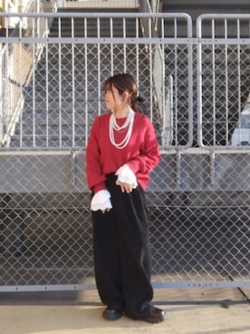 「アイテム（腕時計）」を使った、tarochanさん（レディース・155cm）の冬コーディネート