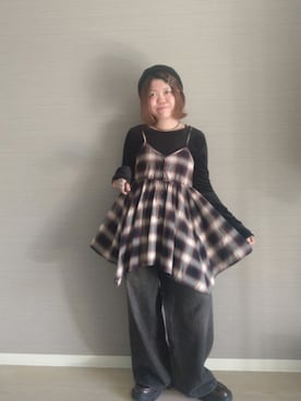 「Ray BEAMS（レイビームス）のアイテム」を使った、yuisanさん（レディース・155cm）の秋コーディネート