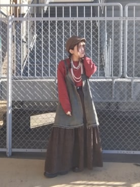 「アイテム（アナログ腕時計）」を使った、tarochanさん（レディース・155cm）の冬コーディネート