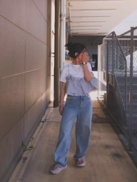 「アイテム（腕時計）」を使った、yuitaroさん（レディース・155cm）の夏コーディネート