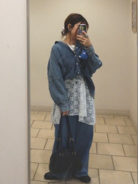 「Ray BEAMS（レイビームス）のアイテム（リング）」を使った、tarochanさん（レディース・155cm）の春コーディネート