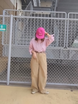 「CIAOPANIC TYPY（チャオパニックティピー）のアイテム（キャップ）」を使った、tarochanさん（レディース・155cm）の冬コーディネート