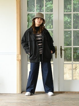 「Mac-House（マックハウス）のアイテム」を使った、マックハウスZOZOスタイリスト レディースさん（レディース・163cm）の冬コーディネート