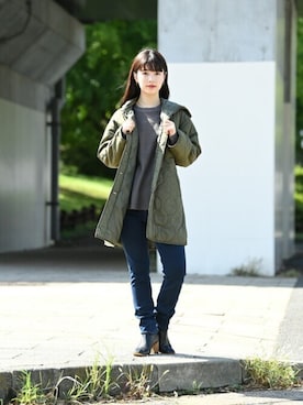 「レディース」｜「アイテム（マウンテンパーカー）」を使った、マックハウスZOZOスタイリスト レディースさん（レディース・163cm）の秋コーディネート