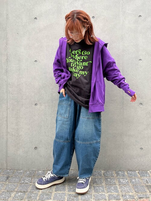 ちー（EC事業部）｜CUBE SUGARのTシャツ/カットソーを使ったコーディネート WEAR