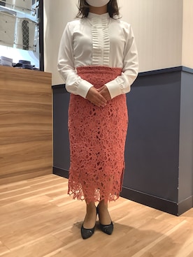 「ノーアイロン」｜BRICK HOUSE by Tokyo Shirts 佐賀ゆめタウン店さん（レディース・144cm）の秋コーディネート