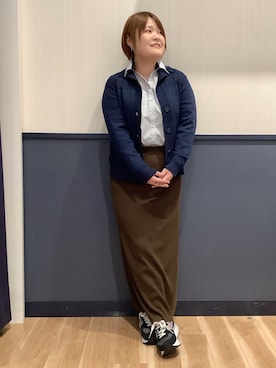 「アイテム（ビジネスシャツ）」を使った、BRICK HOUSE by Tokyo Shirts 佐賀ゆめタウン店さん（レディース・158cm）の秋コーディネート