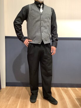 BRICK HOUSE by Tokyo Shirts 佐賀ゆめタウン店さん（メンズ・171cm）の冬コーディネート