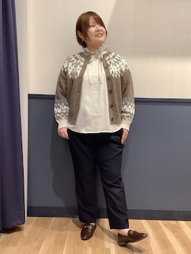 BRICK HOUSE by Tokyo Shirts 佐賀ゆめタウン店さん（レディース・158cm）の冬コーディネート