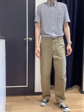 BRICK HOUSE シャツ工房 熊本イオンモール店さん(メンズ・183cm)の夏コーディネート