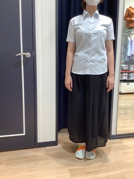 BRICK HOUSE シャツ工房 熊本イオンモール店さん（レディース・163cm）の夏コーディネート