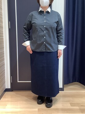 BRICK HOUSE シャツ工房 熊本イオンモール店さん(レディース・154cm)の秋コーディネート