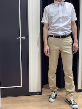 BRICK HOUSE シャツ工房 熊本イオンモール店さん(メンズ・183cm)の夏コーディネート