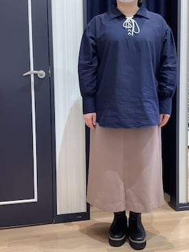 BRICK HOUSE シャツ工房 熊本イオンモール店さん（レディース・153cm）の春コーディネート