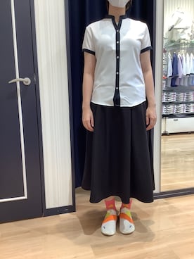 BRICK HOUSE シャツ工房 熊本イオンモール店さん(レディース・163cm)の夏コーディネート