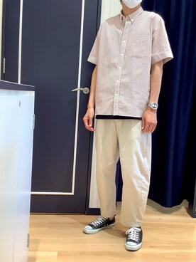 BRICK HOUSE シャツ工房 熊本イオンモール店さん(メンズ・183cm)の夏コーディネート