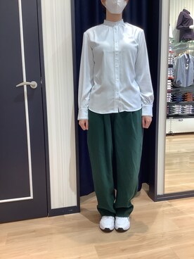 BRICK HOUSE シャツ工房 熊本イオンモール店さん（レディース・163cm）の冬コーディネート