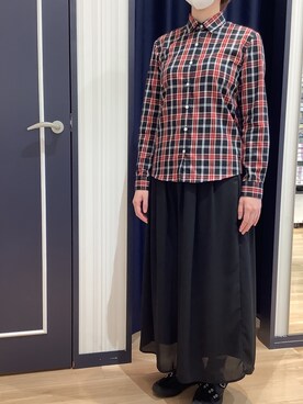 BRICK HOUSE シャツ工房 熊本イオンモール店さん（レディース・163cm）の秋コーディネート