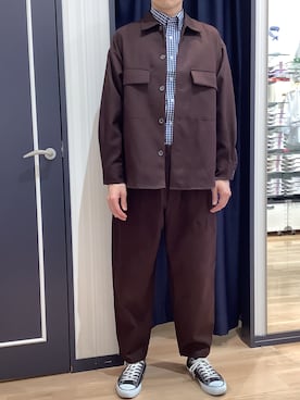 BRICK HOUSE シャツ工房 熊本イオンモール店さん(メンズ・183cm)の春コーディネート