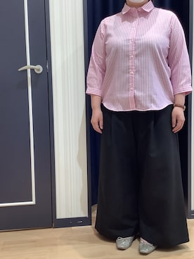 BRICK HOUSE シャツ工房 熊本イオンモール店さん(レディース・153cm)の春コーディネート