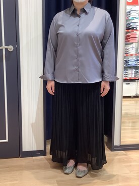 BRICK HOUSE シャツ工房 熊本イオンモール店さん（レディース・154cm）の秋コーディネート