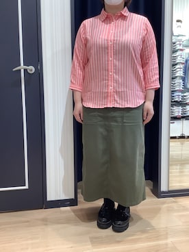 BRICK HOUSE シャツ工房 熊本イオンモール店さん(レディース・153cm)の夏コーディネート