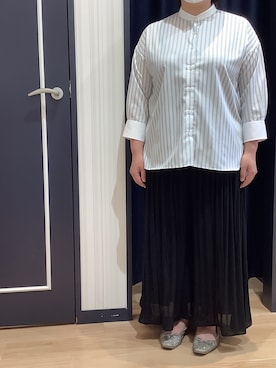 BRICK HOUSE シャツ工房 熊本イオンモール店さん（レディース・154cm）の夏コーディネート