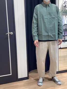 BRICK HOUSE シャツ工房 熊本イオンモール店さん(メンズ・183cm)の夏コーディネート