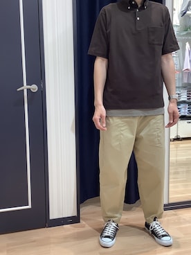BRICK HOUSE シャツ工房 熊本イオンモール店さん(メンズ・183cm)の夏コーディネート