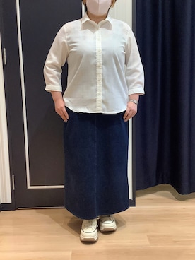 BRICK HOUSE シャツ工房 熊本イオンモール店さん（レディース・154cm）の春コーディネート