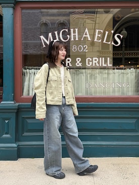 「THE YOn（ザヨン）のアイテム」を使った、natsumiさん（レディース・160cm）の春コーディネート