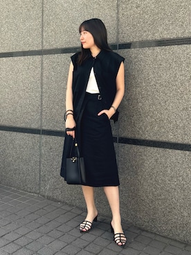 「春服デビュー宣言」｜「アイテム（その他トップス）」を使った、katoさん（レディース・162cm）の春コーディネート